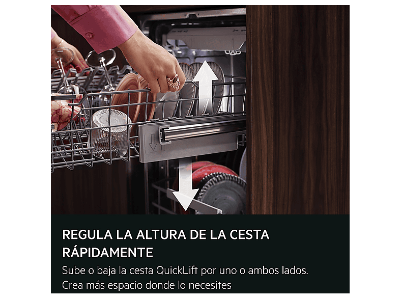 Lavavajillas libre instalación 60 cm - AEG Serie 7000 GlassCare FFB75707PM, 14 servicios, 9 programas, 59,8 cm, INOX