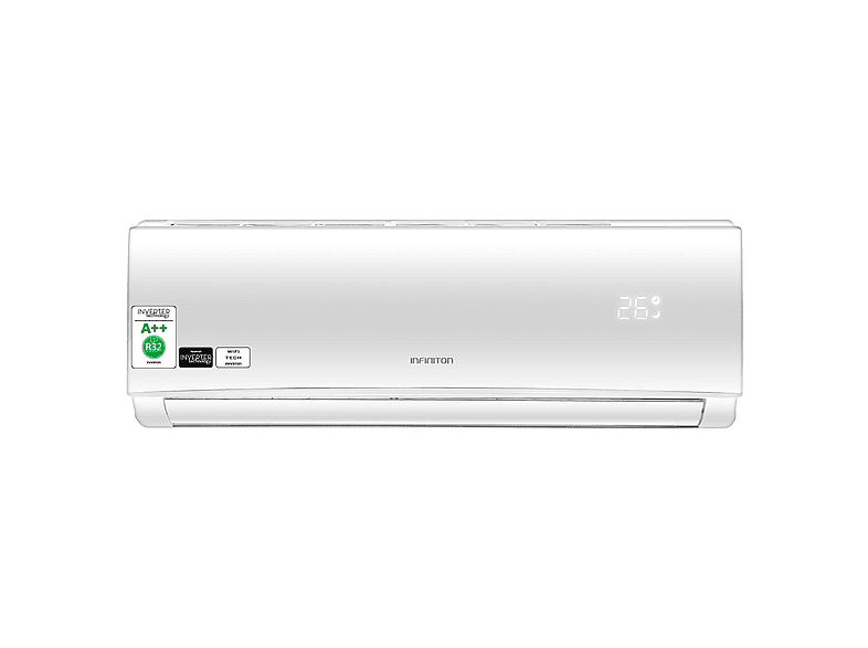 Aire acondicionado Split 1 x 1 - Infiniton SPTSE24A2, 6053 fg/h, Función Inverter, Blanco