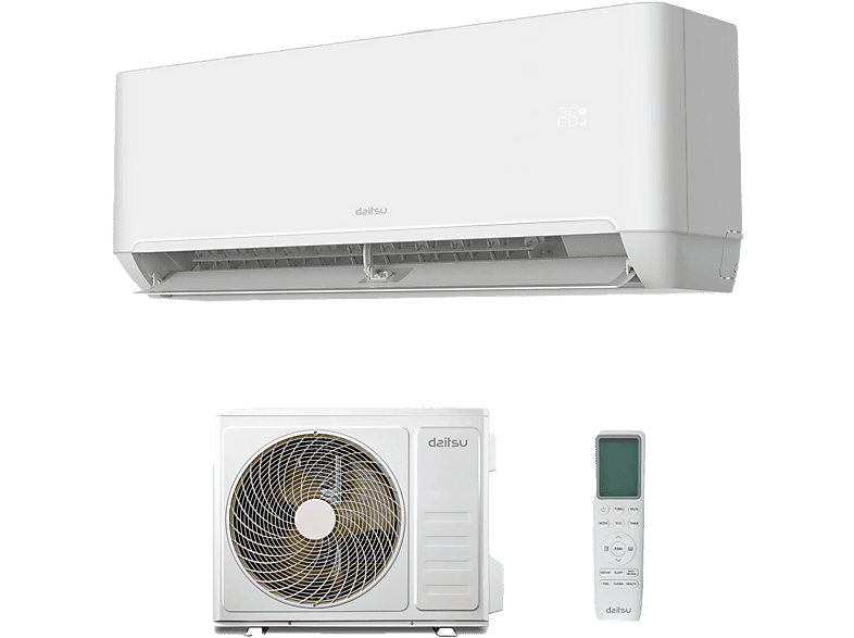 Aire acondicionado Split 1 x 1 - Daitsu SPLIT MURAL ARTIC DS-9KTP-4 WIFI, 2322 fg/h, Función Inverter, Blanco