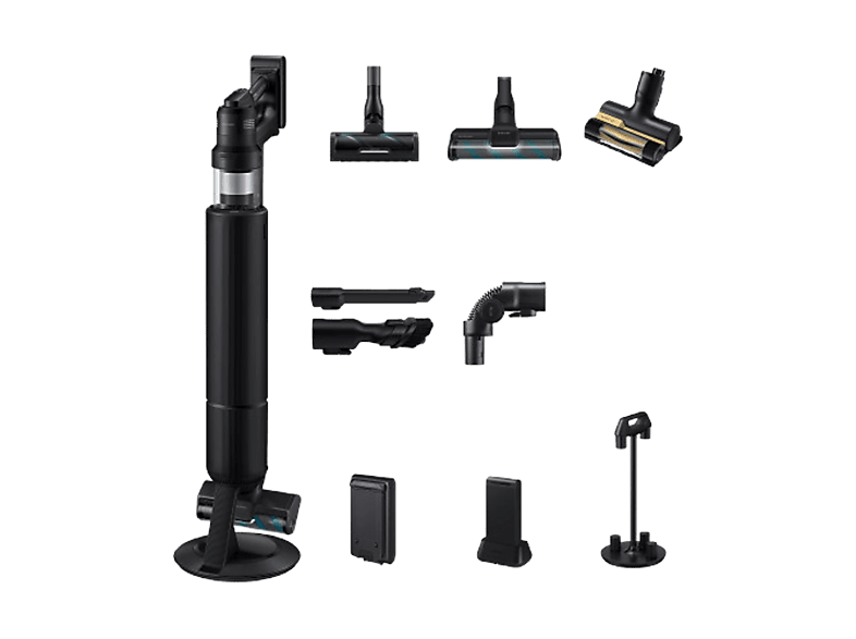 Aspirador escoba - Samsung VS90F40DEK/WA BESPOKE AI JET ULTRA, 400 W, Potencia de succión 400 AirWatt, Depósito 2,5 l, Autonomía 160 min, Negro