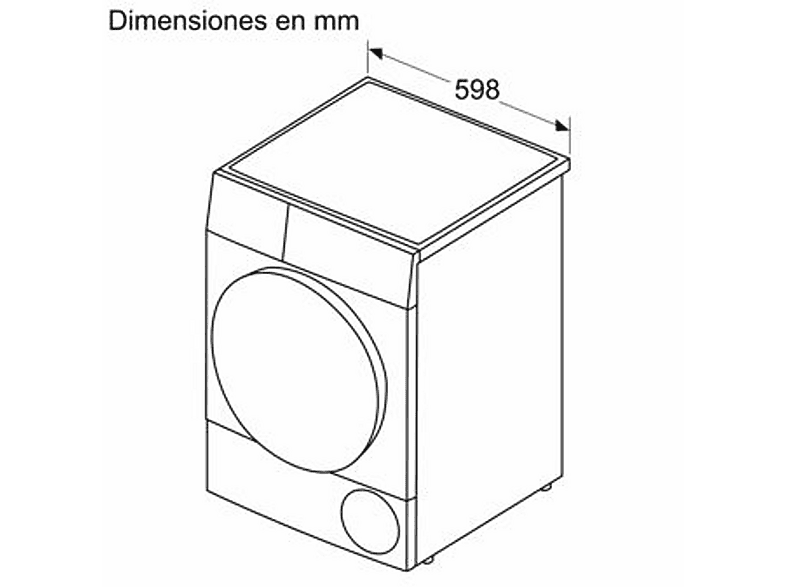 Secadora bomba de calor - Siemens WQ35G2D0ES, Eléctrico, 8 kg, 14 programas, Blanco