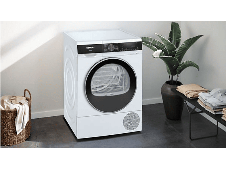 Secadora bomba de calor - Siemens WQ35G2D0ES, Eléctrico, 8 kg, 14 programas, Blanco