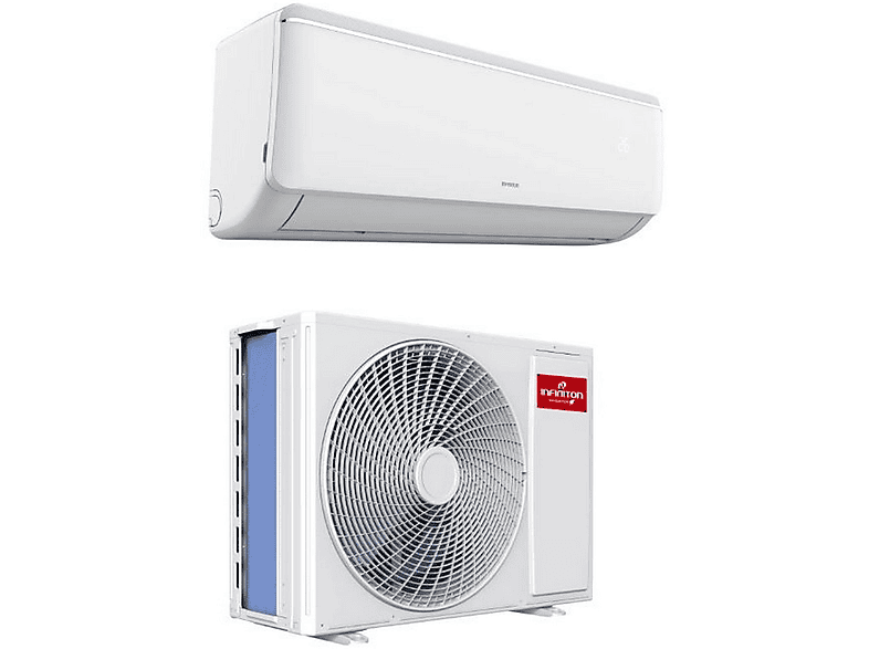 Aire acondicionado Split 1x1 - Infiniton SPTWF09A2, 2250 fg/h, Función Inverter, Blanco