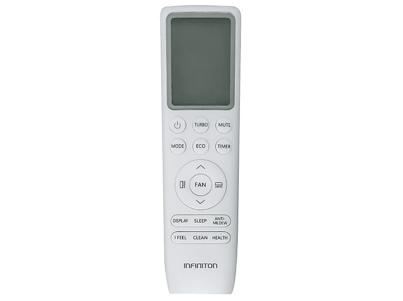 Aire acondicionado Split 1x1 - Infiniton SPTSE12A2, 24000 fg/h, Función Inverter, Blanco