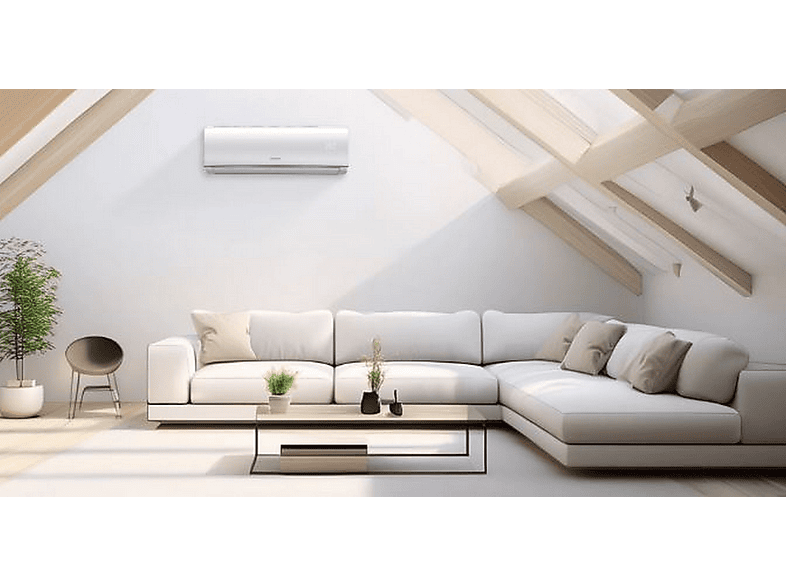 Aire acondicionado Split 1x1 - Infiniton SPTSE12A2, 24000 fg/h, Función Inverter, Blanco