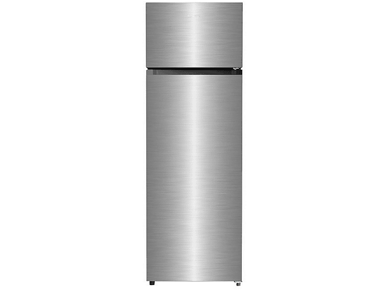 Frigorifico dos puertas - Infiniton FG-A165I, Altura 160 cm, Capacidad 235 l, Inox