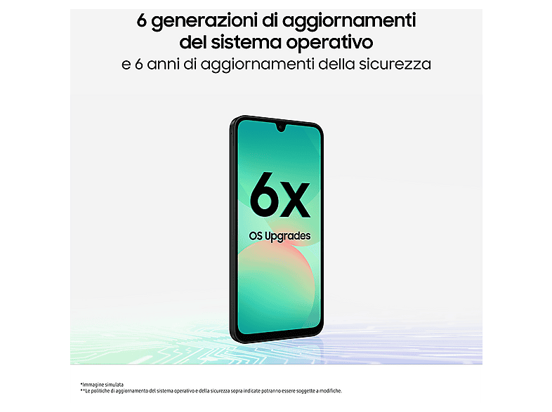 Smartphone - Samsung Galaxy A26 5G, Blanco, Móvil Android, 256 GB, 8 GB RAM, 6,7 " Super AMOLED, Gorilla Glass 7, 120 Hz, Processor, 5,000 mAh
