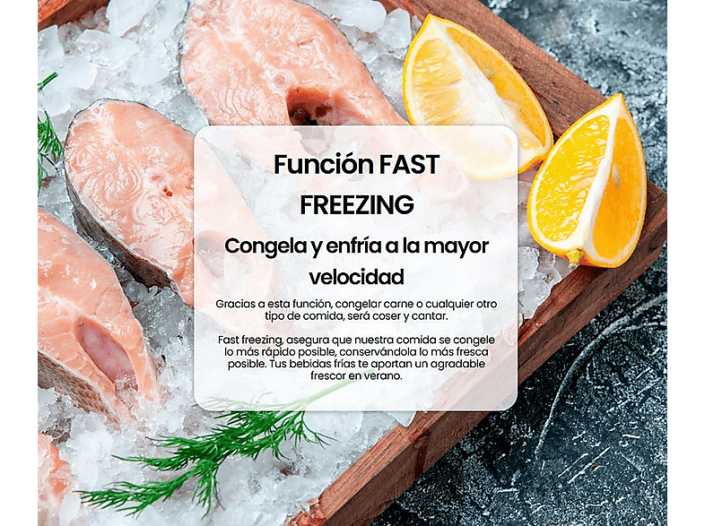 Congelador vertical - Infiniton CV-A125B, 140 l, 125,9 cm, Blanco