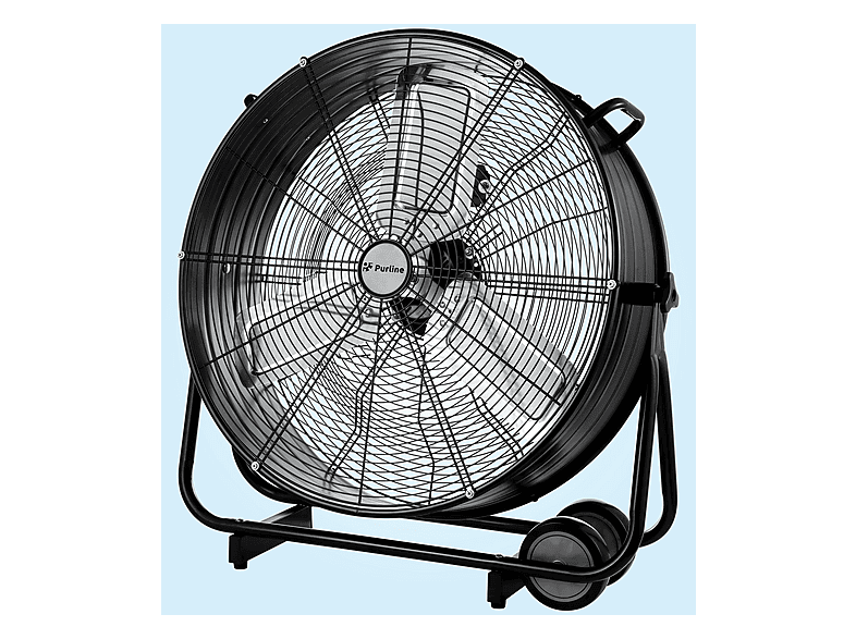 Ventilador de sobremesa - Purline VENTY METABLAST S, 280 W, 3 velocidades, Negro