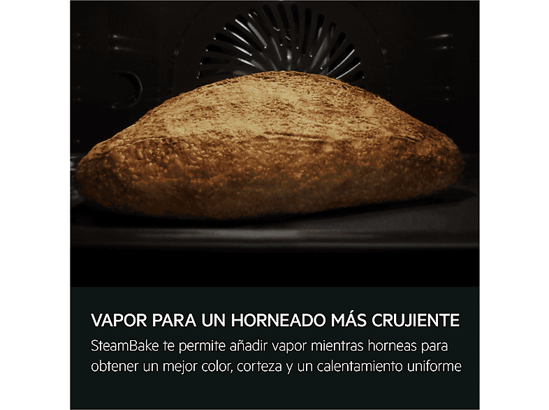 Horno a vapor - AEG TA5PK401B, Integrable, Pirolítico, 45 l, 595 mm, Negro