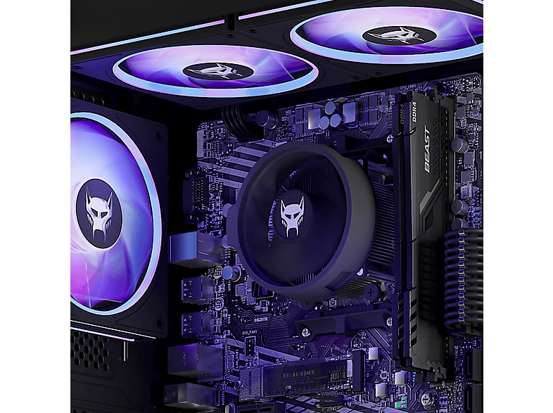 PC Gaming - Beastcom Q3 Essential Gaming, AMD Ryzen™ 5 3400G, 16 GB RAM, 1 TB SSD, Radeon™ RX Vega 11, Windows 11 Home, Negro (ref. 152706028)