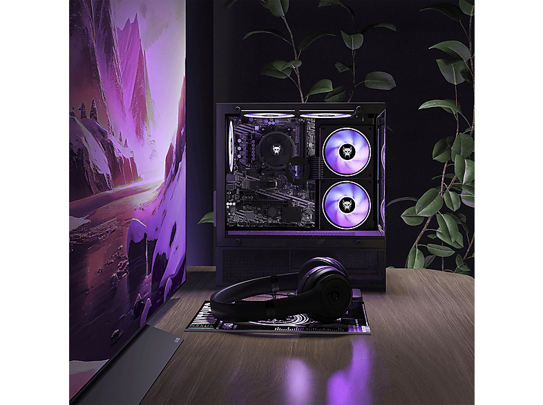 PC Gaming - Beastcom Q3 Essential Gaming, AMD Ryzen™ 5 3400G, 16 GB RAM, 1 TB SSD, Radeon™ RX Vega 11, Windows 11 Home, Negro (ref. 152706028)