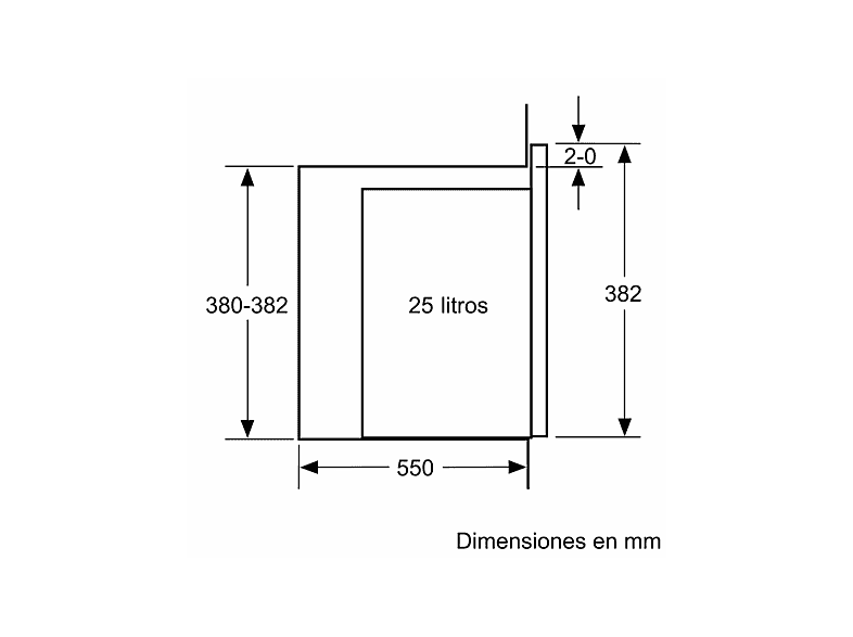 Microondas integrable - Balay 3CG5175B2, Serie cristal, 900 W, 5 niveles, 25 l, Limpieza Hidrolítica, Control deslizante, Blanco