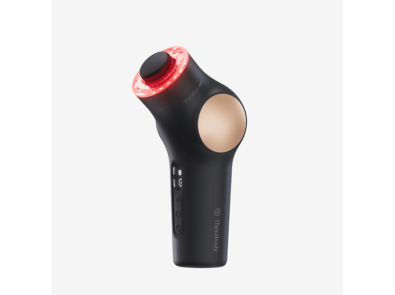 Masajeador facial - Therabody TheraFace PRO, Para Cara, Terapia de luz LED, Microcorriente, Limpieza Profunda, Negro