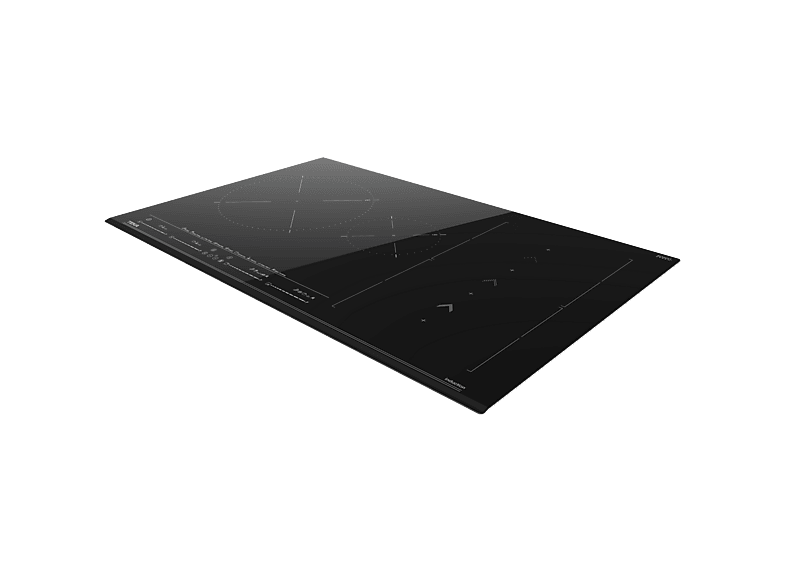 Placa inducción - Teka IZS 86630 MST, 6 zonas, Zona grande 28 cm, Función Power Plus, 80 cm, Negro