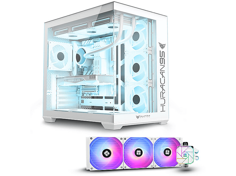 PC Gaming - PC Racing Atlas, AMD Ryzen™ 7 7700X, 32 GB RAM, 1 TB SSD, GeForce RTX™ 5070, Windows 11 Pro, Blanco