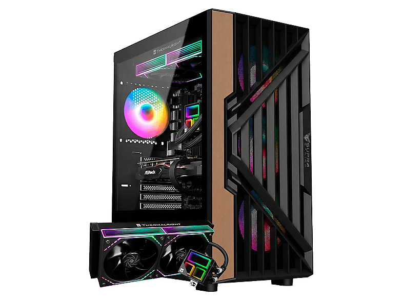 PC Gaming - PC Racing Atlas, AMD Ryzen™ 7 5800X, 16 GB RAM, 1 TB SSD, GeForce RTX™ 5060, Windows 11 Pro, Negro