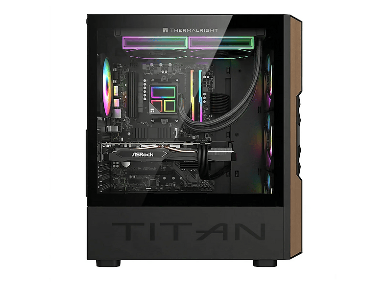 PC Gaming - PC Racing Atlas, AMD Ryzen™ 7 5800X, 16 GB RAM, 1 TB SSD, GeForce RTX™ 5060, Windows 11 Pro, Negro