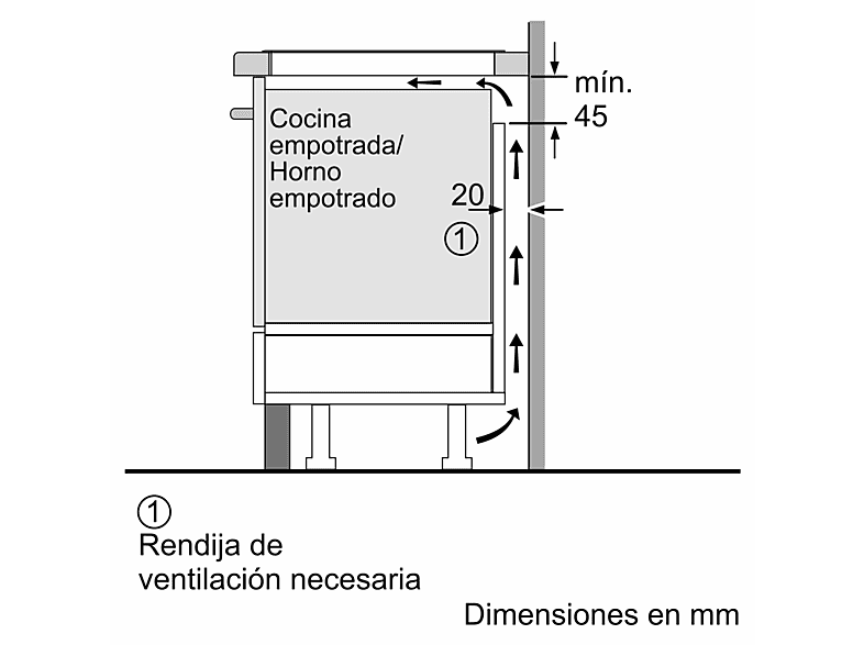 Placa inducción - Bosch PID61RBB5E, 3 zonas, Zona grande 32 cm, 17 niveles, Control TouchSelect, Negro