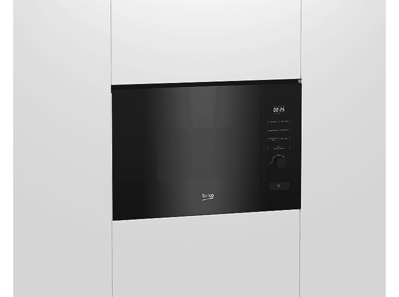 Microondas integrable - Beko BMGB20212B, 800 W, 5 potencia, 20 l, Negro