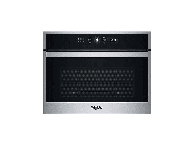 Microondas integrable - Whirlpool WMW47HMX, 3200 W, 40 l, Negro, Acero inoxidable