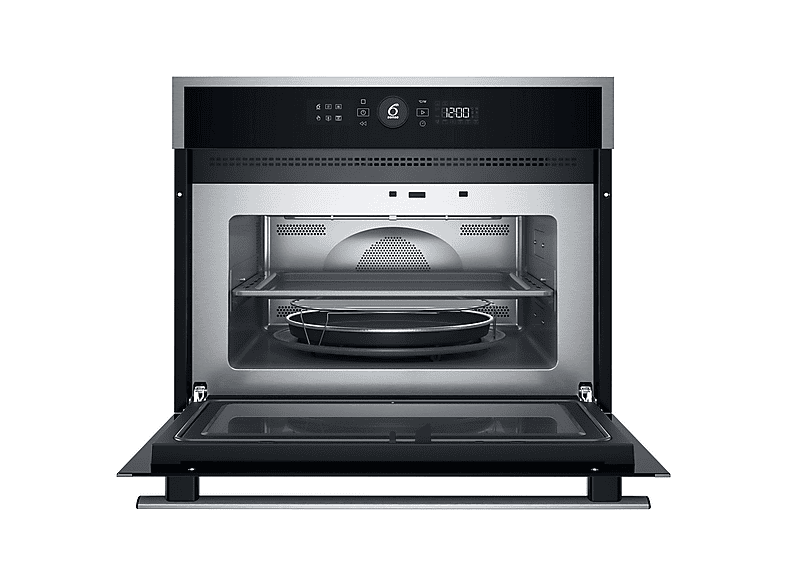 Microondas integrable - Whirlpool WMW47HMX, 3200 W, 40 l, Negro, Acero inoxidable