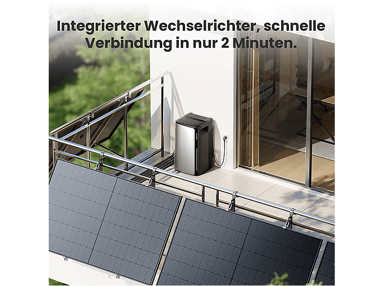 Kit solar - Ecoflow STREAM Ultra, Batería híbrida, 4 MPPT, 2300 W