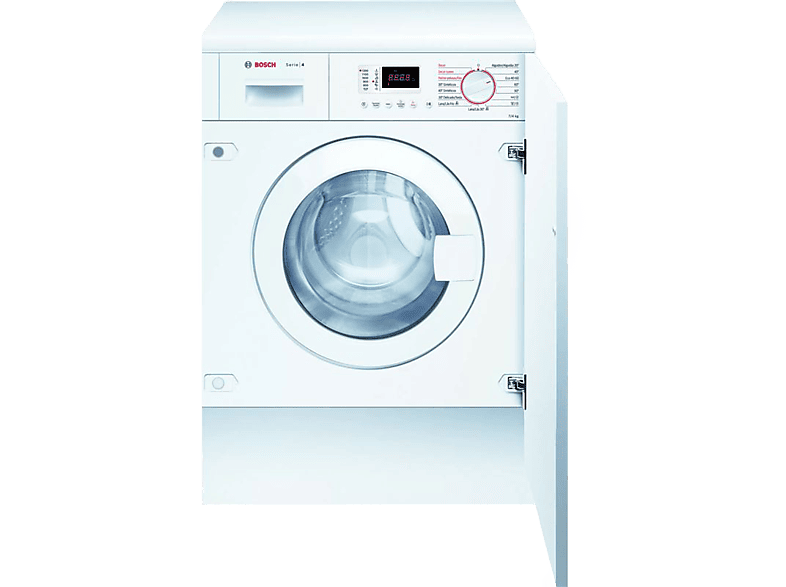 Lavadora secadora integrable - Bosch WKD24362ES, 7kg+4kg, 1355 rpm, 15 programas, ActiveWater, Blanco