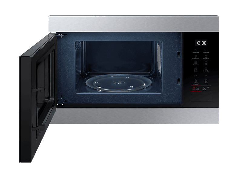 Microondas integrable - Samsung MG22M8274CT/E1, 850W, 6 niveles, Grill, 22l, Inox
