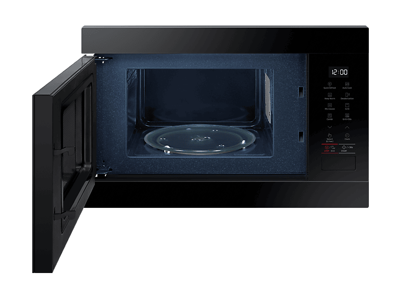 Microondas integrable - Samsung MG22M8254AK/E1, 850W, 6 niveles, Grill, 22l, Negro