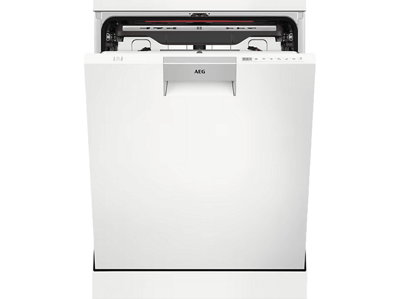 Lavavajillas libre instalación 60 cm - AEG FFB76717PW, 14 servicios, 9 programas, 59,6 cm, Blanco