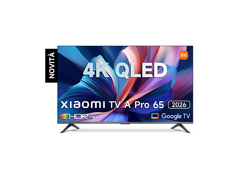 TV QLED 65" - Xiaomi 65 A PRO/QLED, QLED 4K, Quad cortex A55, Smart TV, Negro