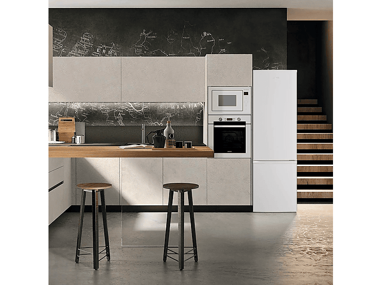 Frigorífico combi - Infiniton FGC-262C80BEP, Altura 1800 mm, Capacidad 262 l, Blanco
