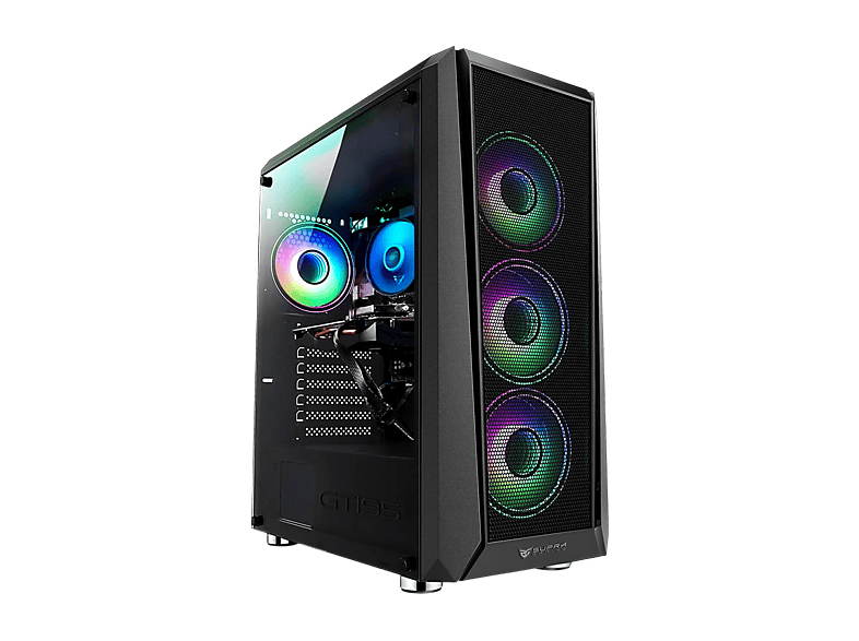 PC Gaming - PC Racing IONIQ 7, AMD Ryzen™ 7 5700G, 32 GB RAM, 1 TB SSD, Radeon™ RX Vega 8, Windows 11 Pro, Negro