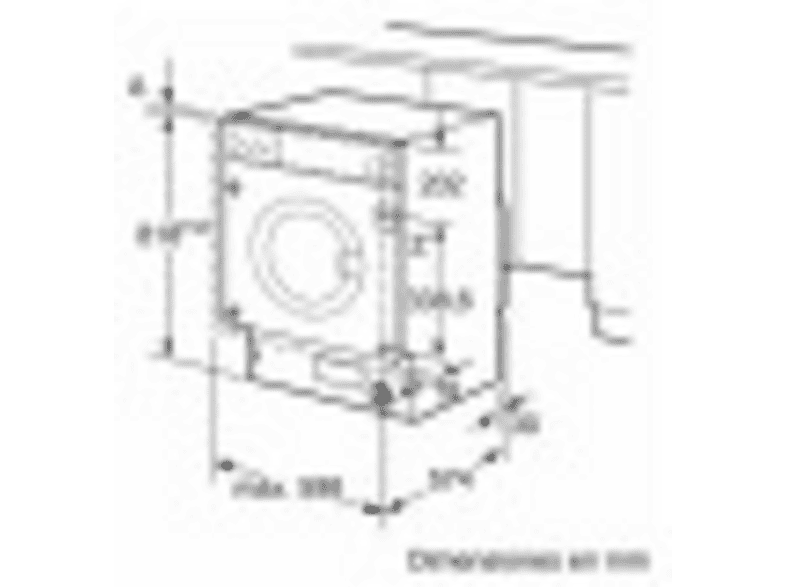 Lavadora integrable - Balay 3TI987B, 8 kg, 1400 RPM, 13 programas, Motor Extra Silencio, Pausa + carga, Blanco