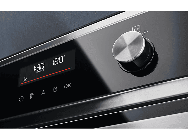 Horno - Electrolux EOF6P77X, Multifunción, Pirolítico, 72 l, Función Grill, 60 cm, Inox