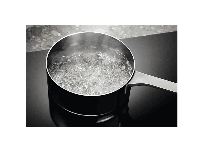 Placa inducción - Electrolux EIV95550, 5 zonas, Zona grande 28 cm, Biselada, 90 cm, Negro