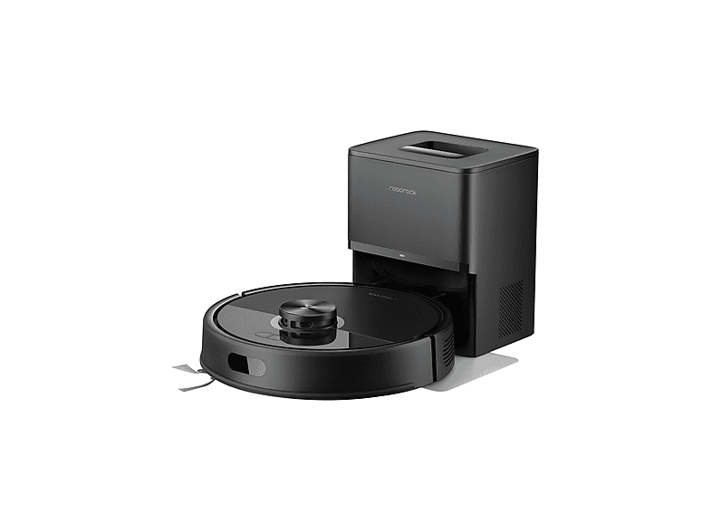 Robot friegasuelos - Roborock Q7TFP52-00 Q7TF+ (TALC C PRO+) BLACK, 40 W, Potencia de succión 10 kPa, Depósito 0,2 l, Autonomía 150 min, Negro