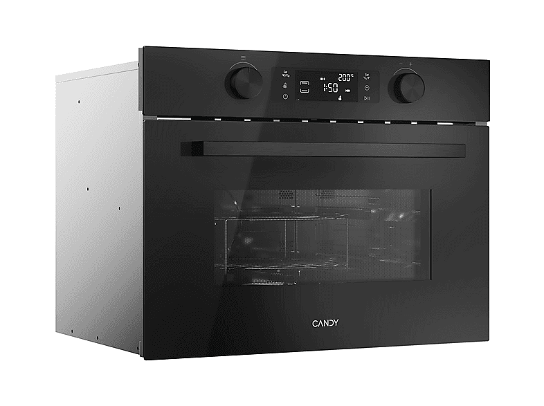 Microondas combinado - Candy 38900781, 5 potencia, 44 l, Negro