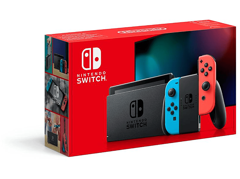 Consola - Nintendo Switch, 6.2", Joy-Con, Azul y Rojo Neón