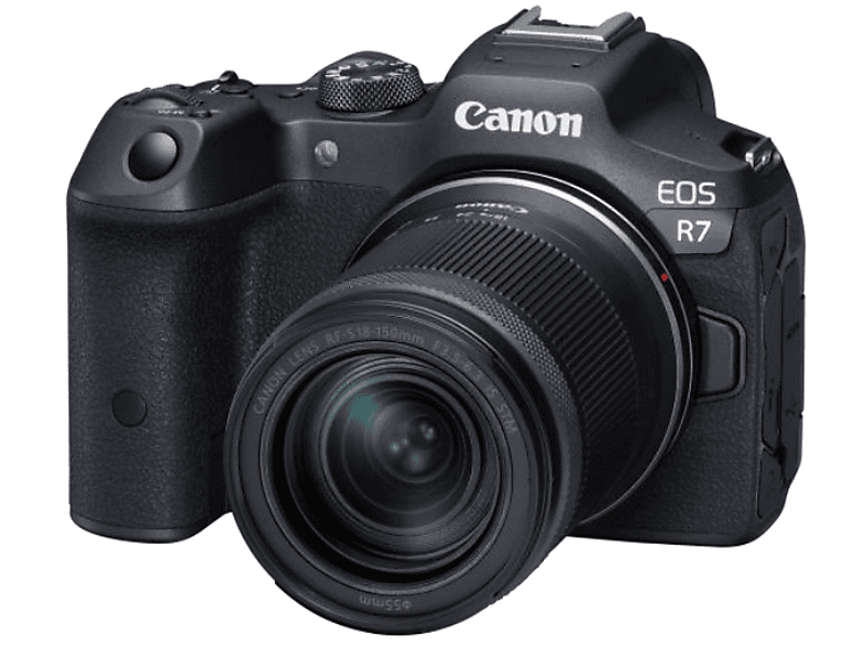 Cámara EVIL - Canon EOS R7 Body, 32.5 megapixeles, Pantalla 7.5 cm, Wi-Fi, Videos 4K, Negro