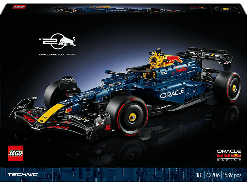 Juego de construcción - LEGO Technic Oracle Red Bull Racing RB20 Fórmula 1 - 42206, edad recomendada: 18 año(s), 1639 piezas