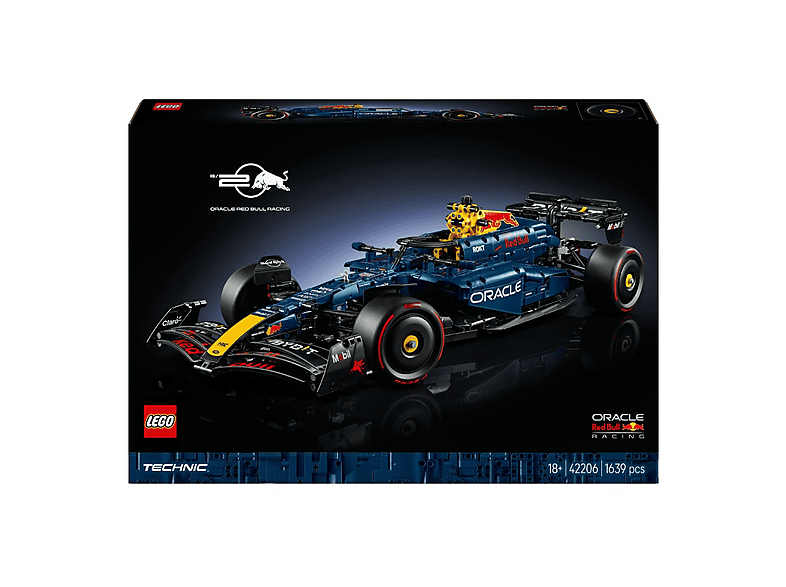 Juego de construcción - LEGO Technic Oracle Red Bull Racing RB20 Fórmula 1 - 42206, edad recomendada: 18 año(s), 1639 piezas