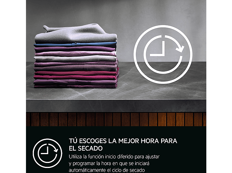 Secadora bomba de calor - AEG TR718A2OB, 1 kg