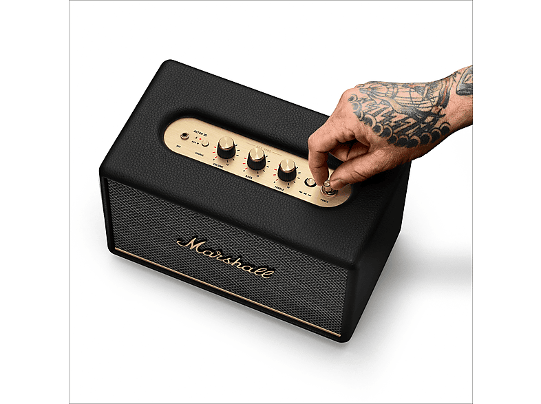 Altavoz bluetooth - Marshall Acton III, 30 W, Bluetooth 5.2, Negro
