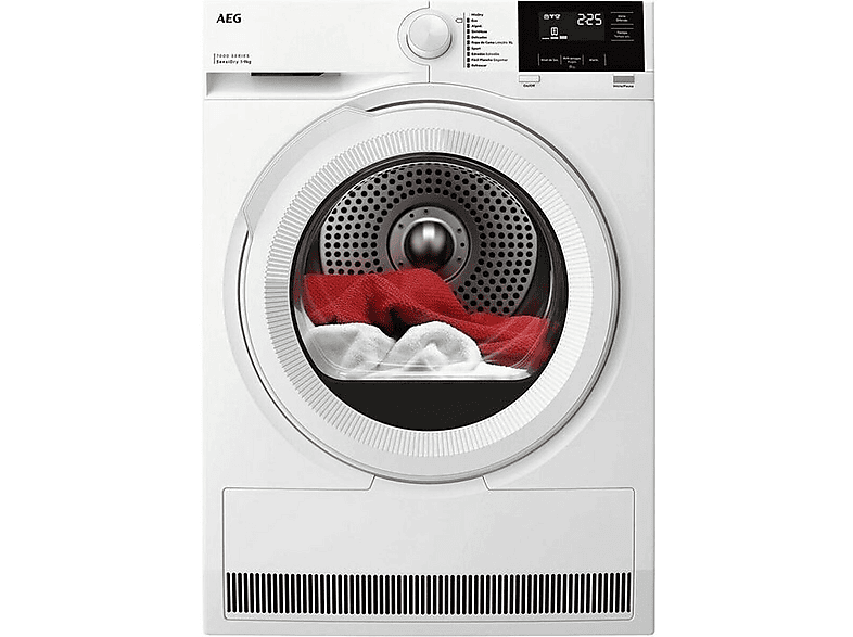 Secadora bomba de calor - AEG Series 7000 TR719G2PB, Eléctrico, 9 kg, Blanco