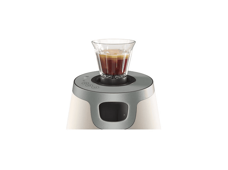 Cafetera de cápsulas - Delta Q Rise con Starck, 19 bar, 1 l, 1250 W, Blanco