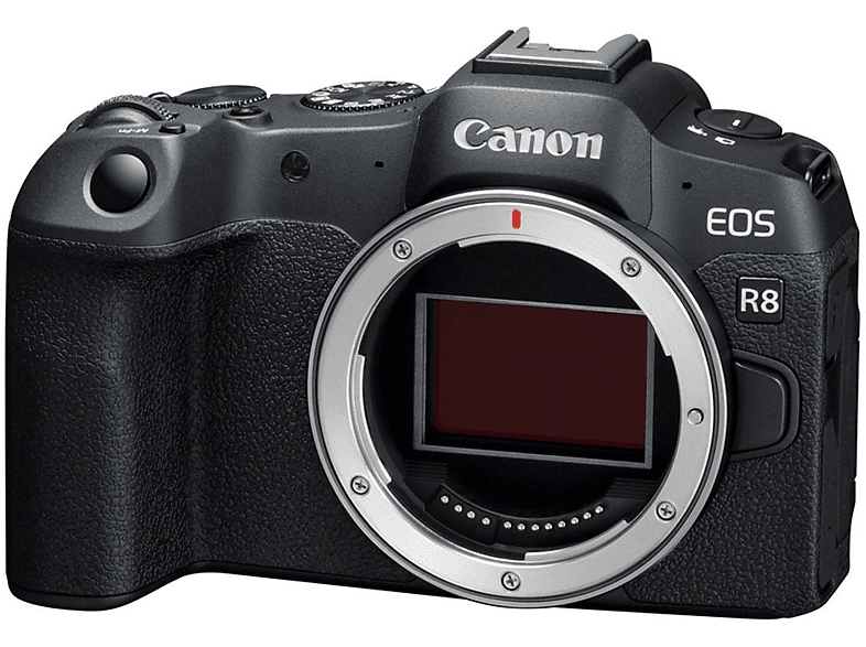 Cámara EVIL - Canon EOS R8, 24.3 megapixel, Pantalla 7.5 cm, Vídeo 4K, Wi-Fi, Negro