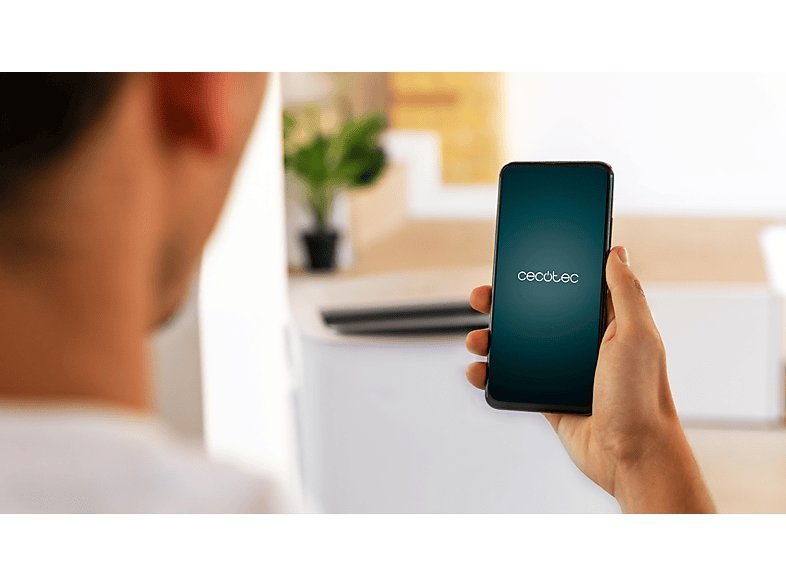 Aire acondicionado portátil - Cecotec ForceClima 12800 Soundless Heating Connected, 3024 fg/h, Bomba de calor, 5 modos, 3 veloc, Mando, Wi-Fi, Blanco
