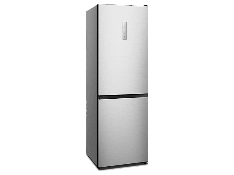 Frigorífico combi - Hisense RB390N4CCD, No Frost, 186 cm, 304 l, Circulación dinámica, Inox
